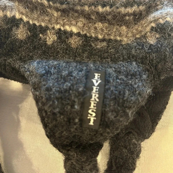 Everest Designs Nepal winter hat 100% wool cap ski hat - Picture 2 of 4